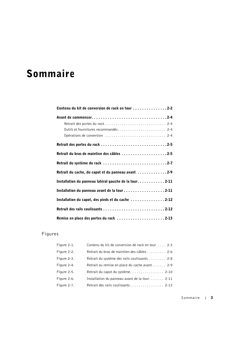 Sommaire | Dell PowerEdge 2600 User Manual | Page 21 / 90