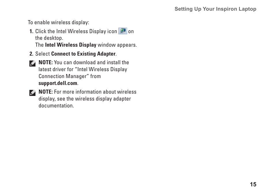 Dell Inspiron 13 (N3010, Mid 2010) User Manual | Page 17 / 90