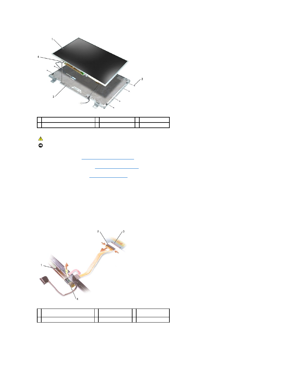 Replacing the display panel | Dell Precision M90 User Manual | Page 25 / 55