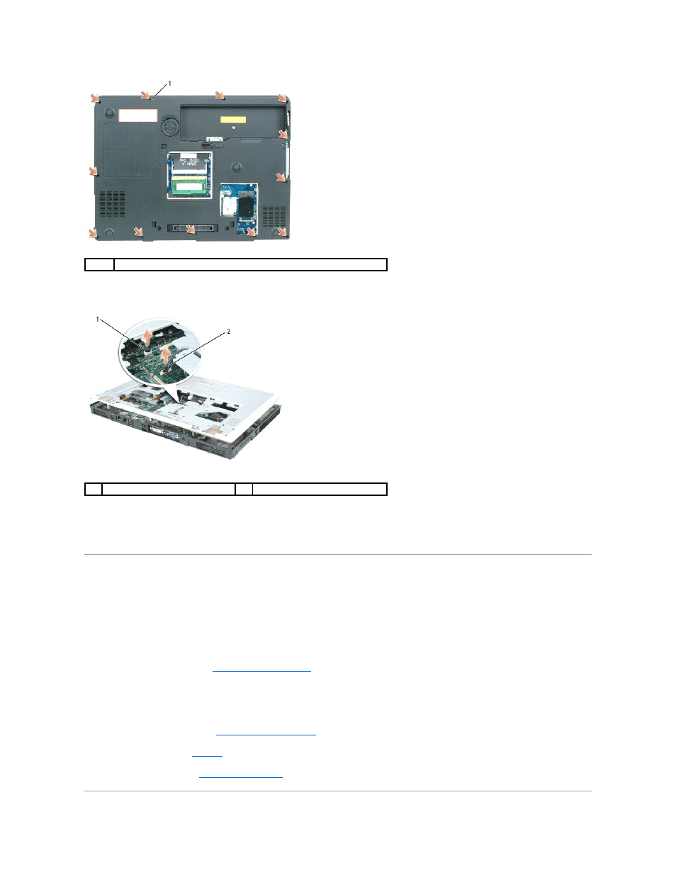 Replacing the palm rest | Dell Precision M90 User Manual | Page 40 / 55