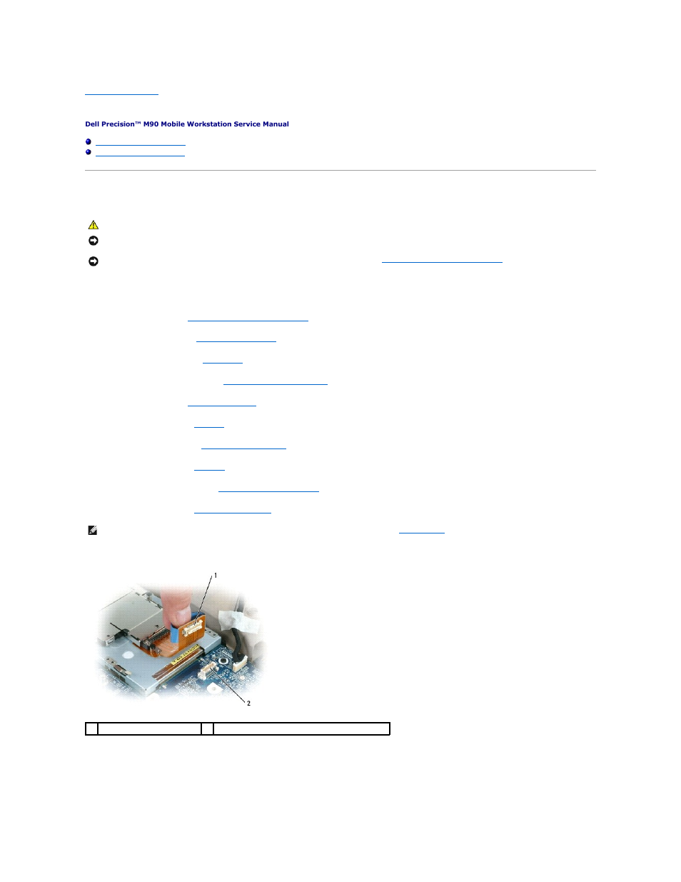 System board, Removing the system board | Dell Precision M90 User Manual | Page 48 / 55