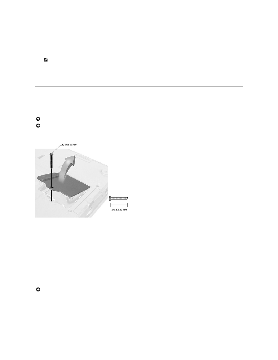 Mini pci card assembly, Removing the mini pci card assembly, Replacing the mini pci card assembly | Dell Latitude C810 User Manual | Page 8 / 28