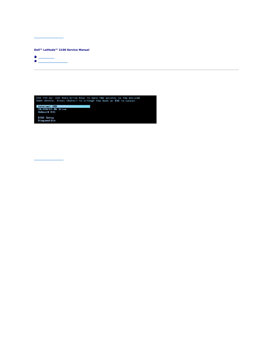 System setup, F12> menu, Entering system setup | Dell Latitude 2100 (Mid 2009) User Manual | Page 2 / 37