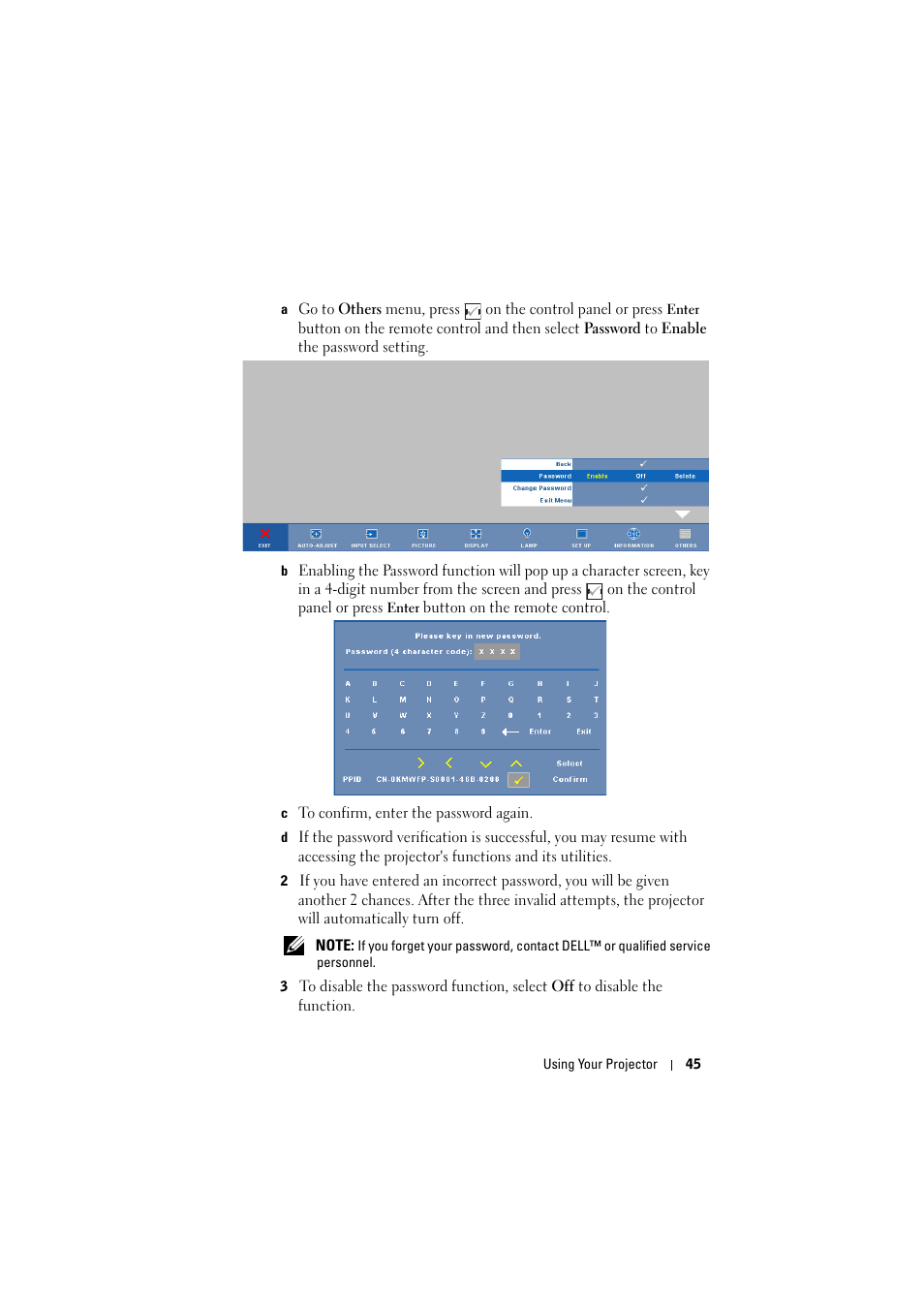 Dell 1510X Projector User Manual | Page 45 / 80