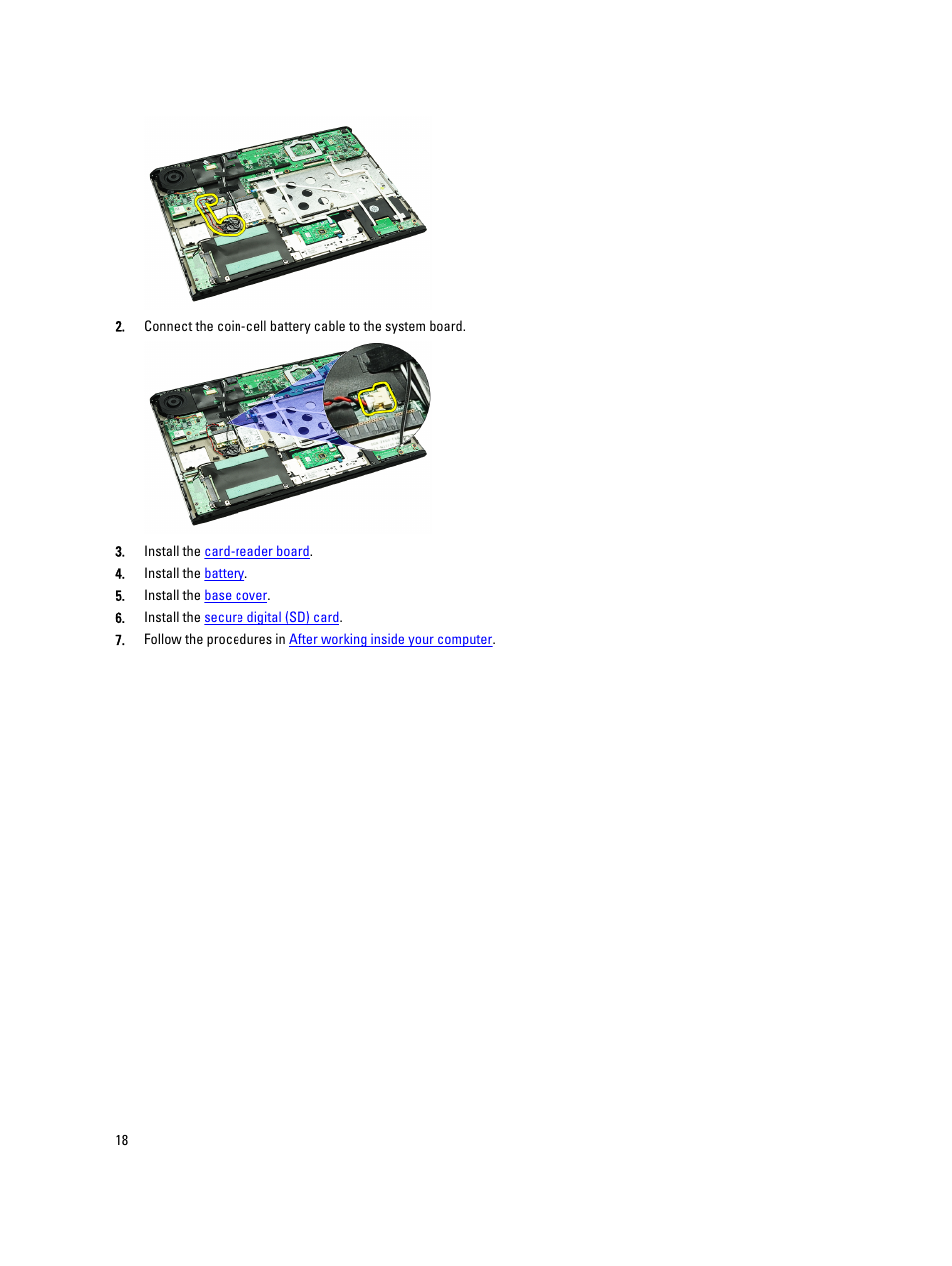 Dell Vostro V130 (Late 2010) User Manual | Page 18 / 71