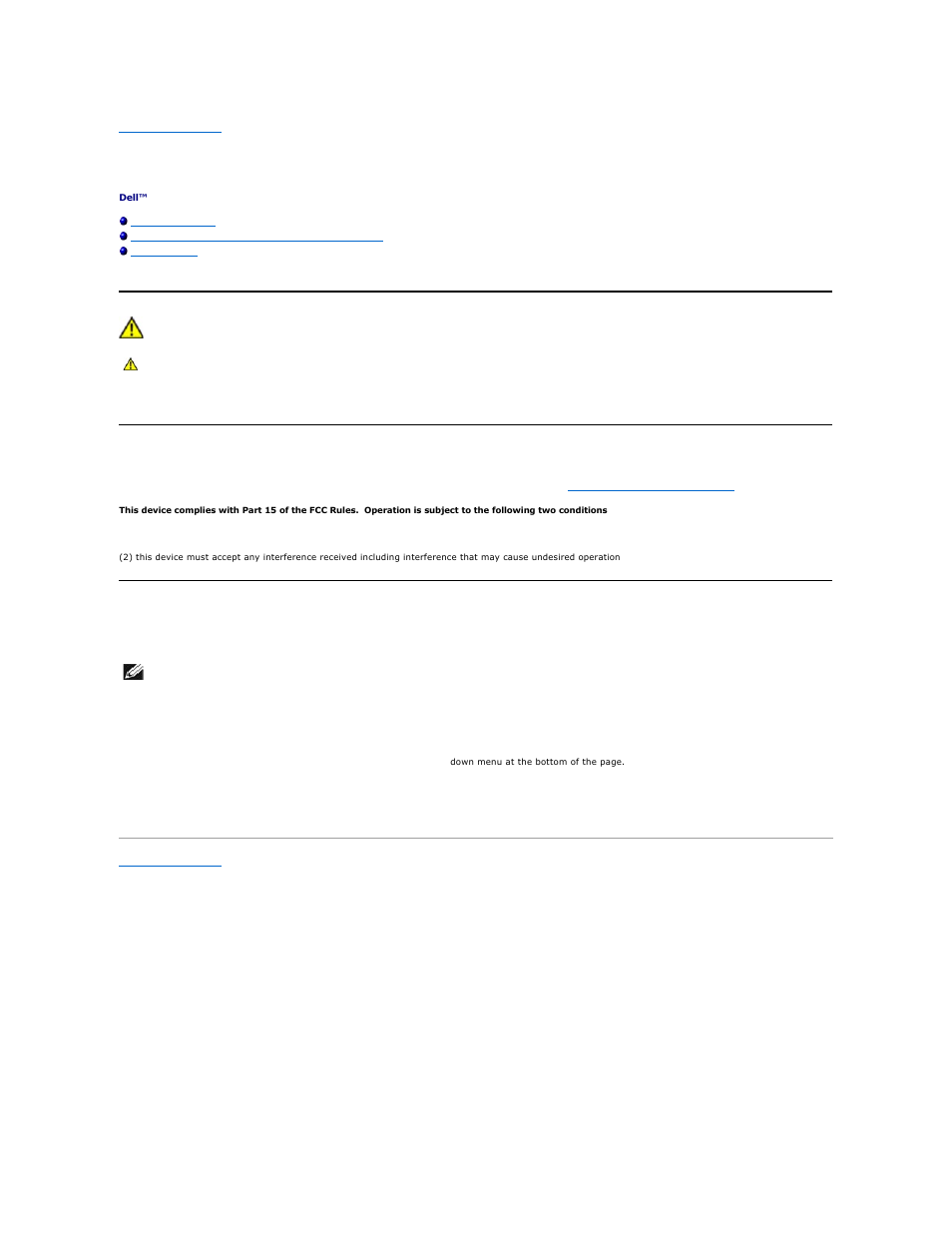 Appendix, Warning: safety instructions, Contacting dell | Dell IN1930 Monitor User Manual | Page 11 / 41