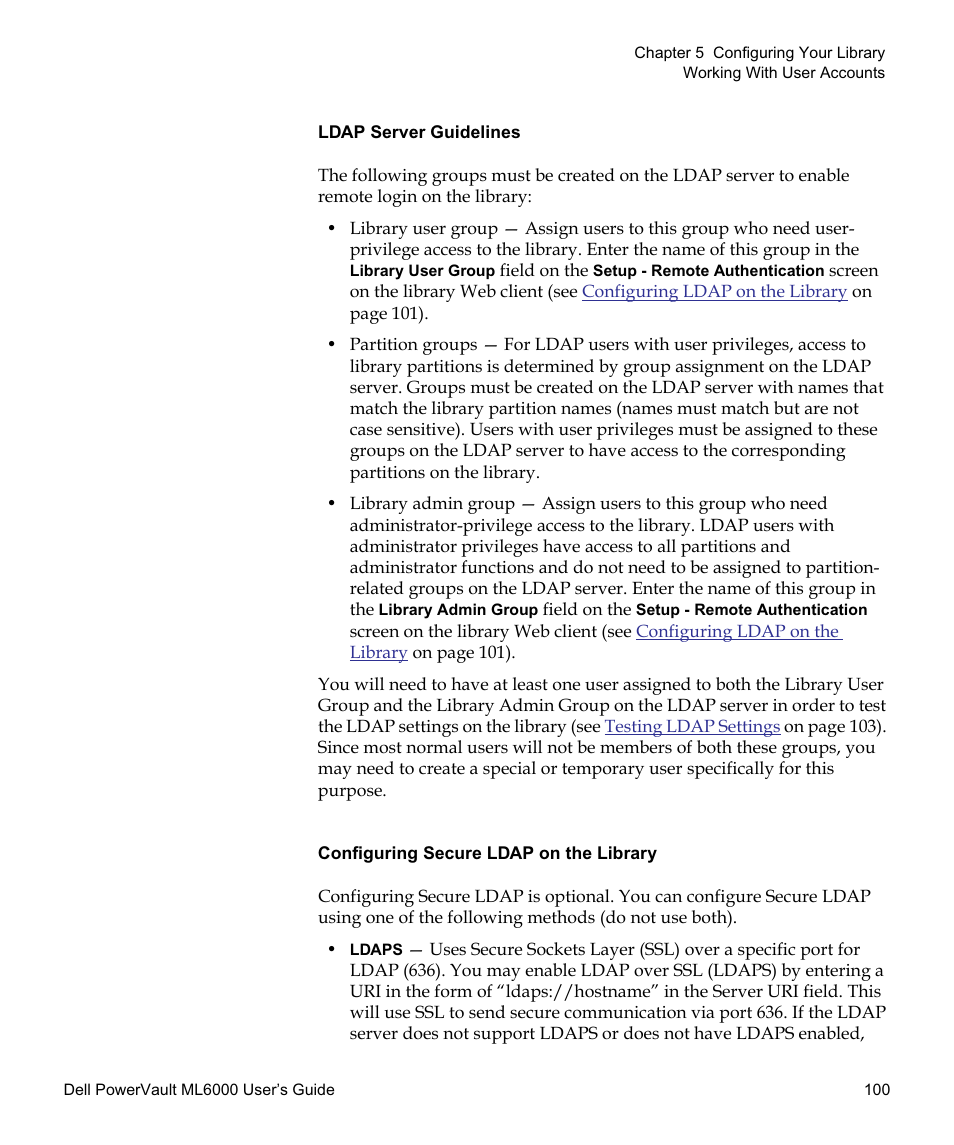 Dell PowerVault ML6000 User Manual | Page 100 / 438