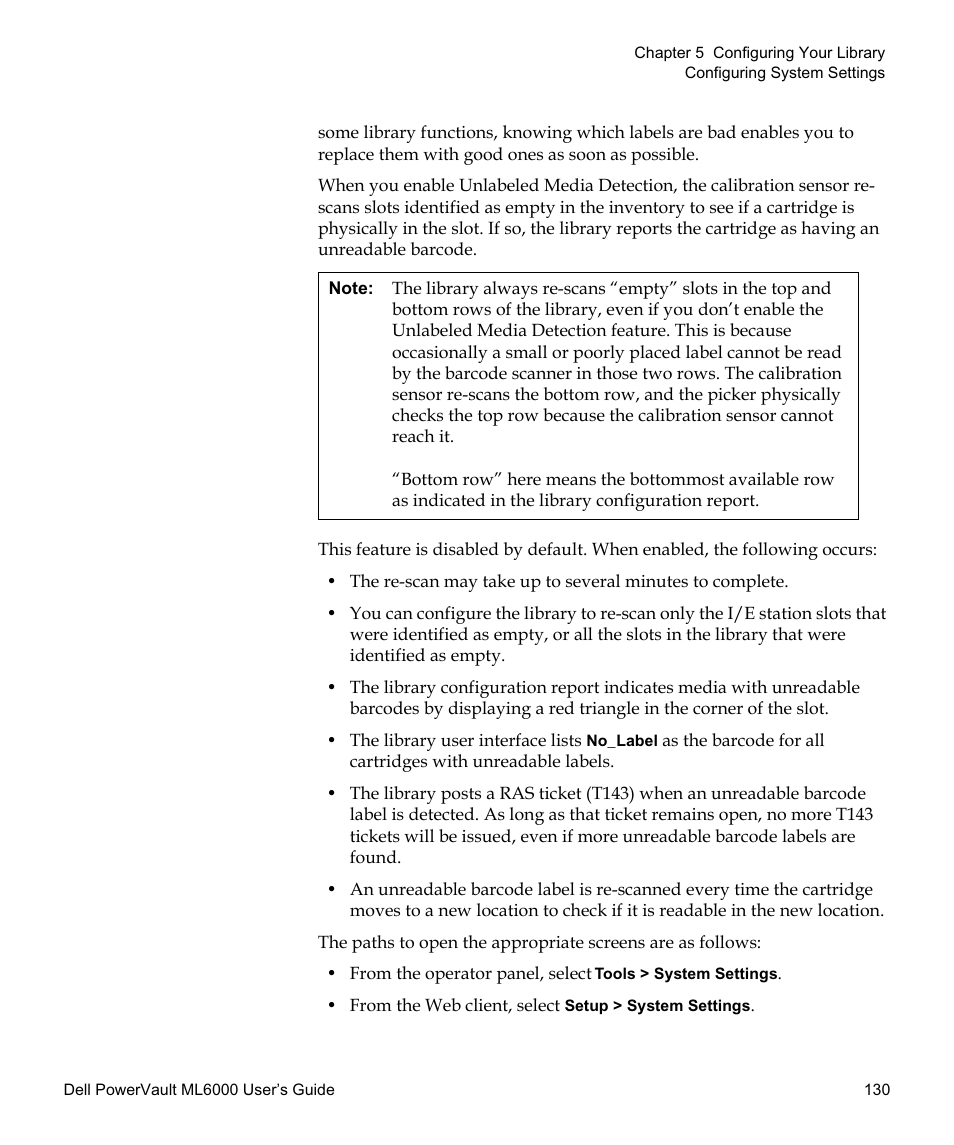 Dell PowerVault ML6000 User Manual | Page 130 / 438