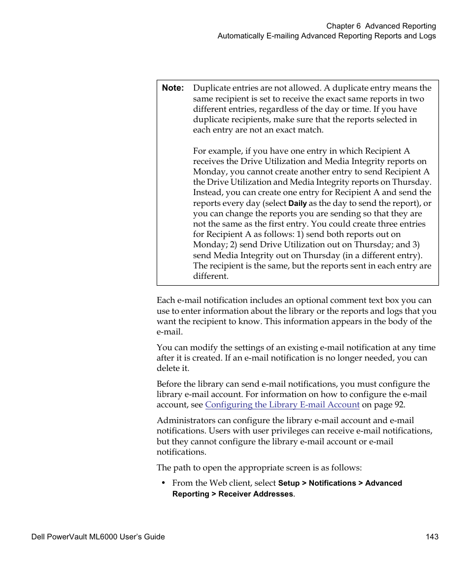 Dell PowerVault ML6000 User Manual | Page 143 / 438