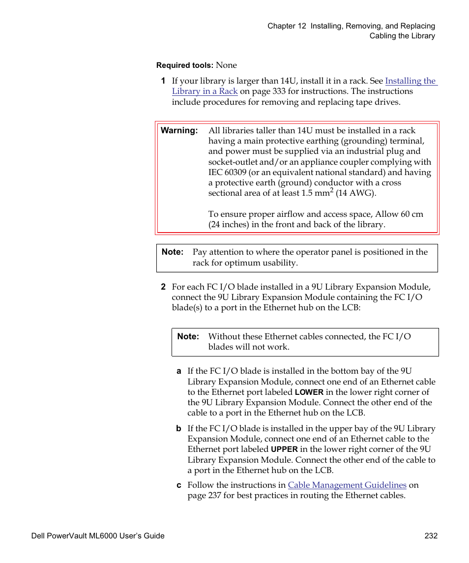 Dell PowerVault ML6000 User Manual | Page 232 / 438