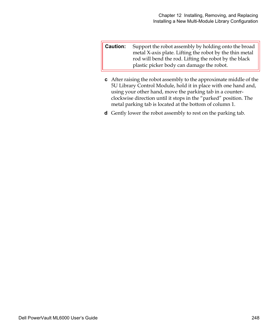 Dell PowerVault ML6000 User Manual | Page 248 / 438