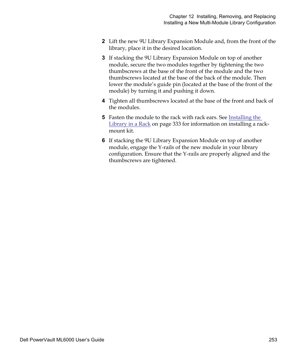 Dell PowerVault ML6000 User Manual | Page 253 / 438