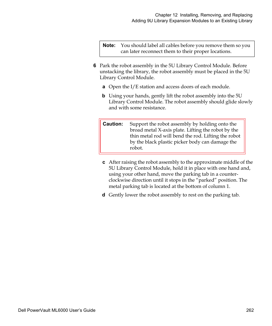 Dell PowerVault ML6000 User Manual | Page 262 / 438