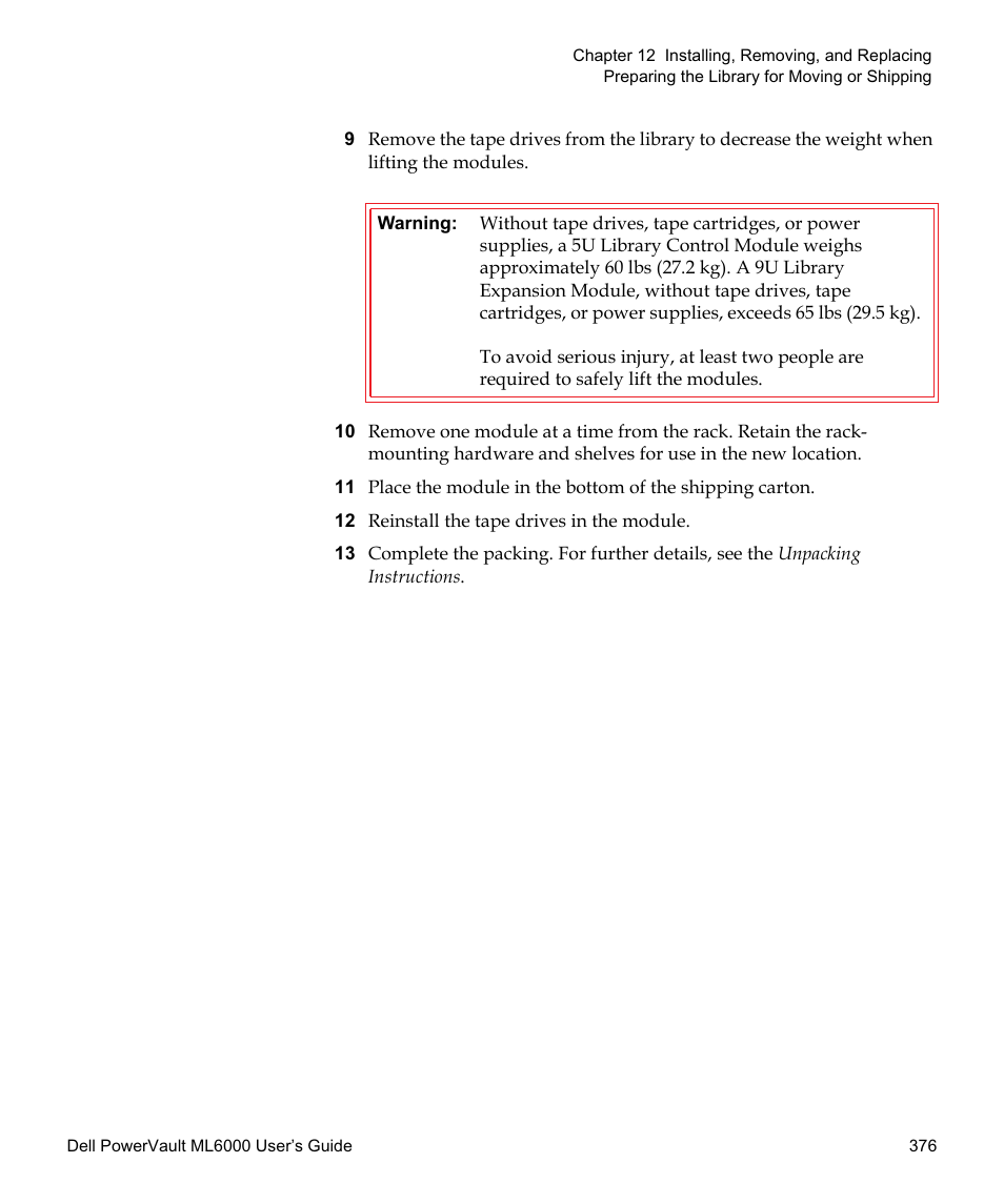 Dell PowerVault ML6000 User Manual | Page 376 / 438