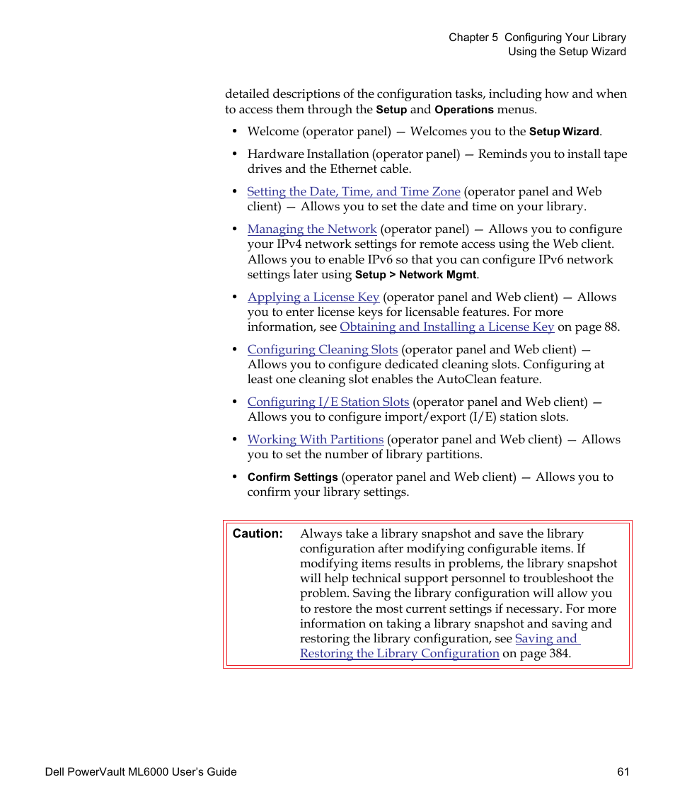 Dell PowerVault ML6000 User Manual | Page 61 / 438