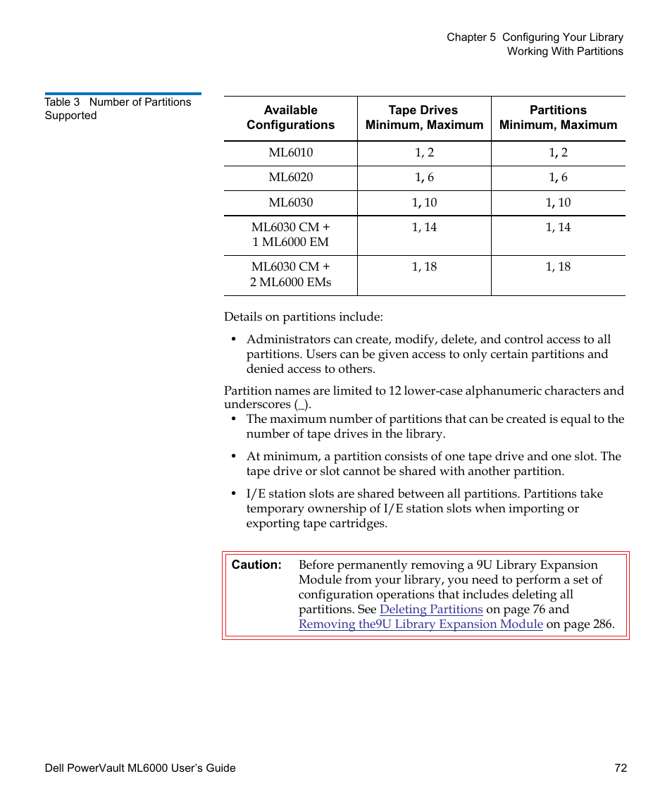 Dell PowerVault ML6000 User Manual | Page 72 / 438