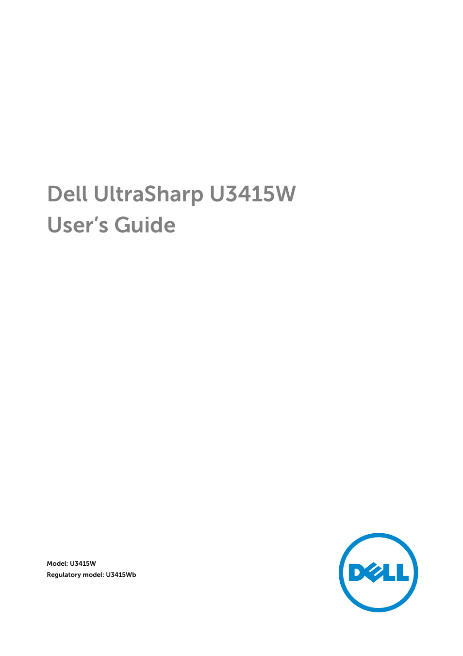 Dell UltraSharp 34 Curved Monitor User Manual | 69 pages