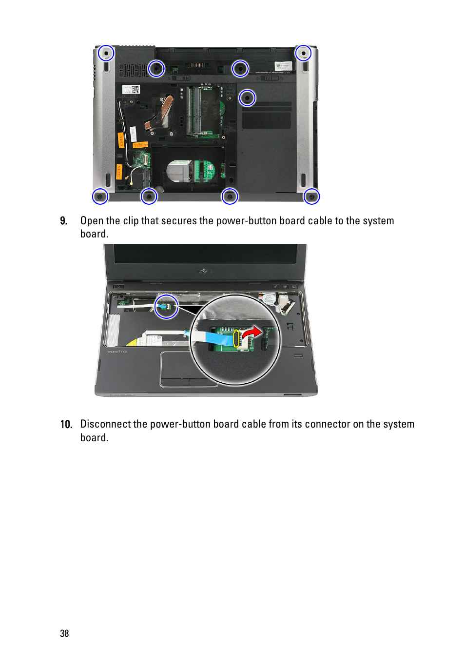 Dell Vostro 3350 (Early 2011) User Manual | Page 38 / 113