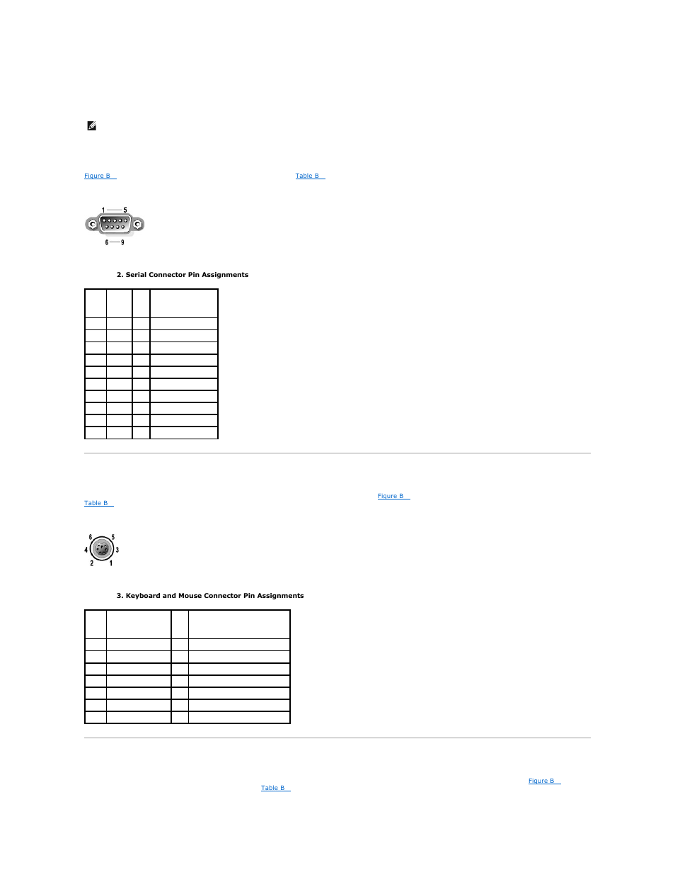 Ps/2-compatible keyboard and mouse connectors, Video connector | Dell PowerEdge 850 User Manual | Page 87 / 148