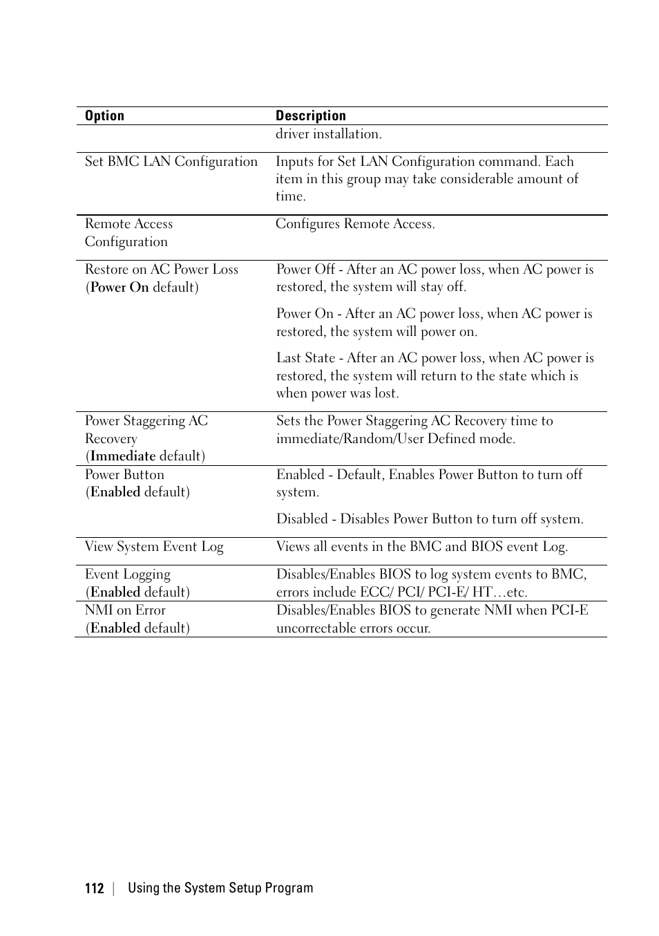 Dell PowerEdge C6220 II User Manual | Page 112 / 349