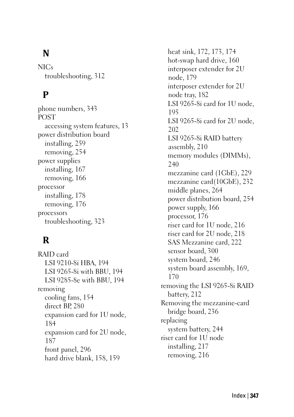 Dell PowerEdge C6220 II User Manual | Page 347 / 349