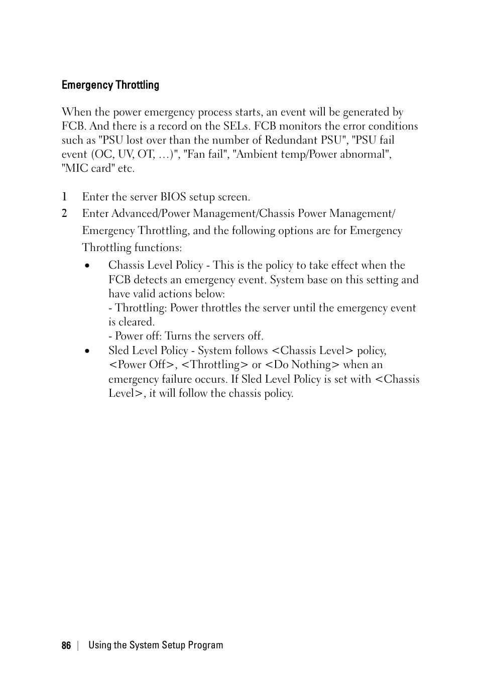 Dell PowerEdge C6220 II User Manual | Page 86 / 349