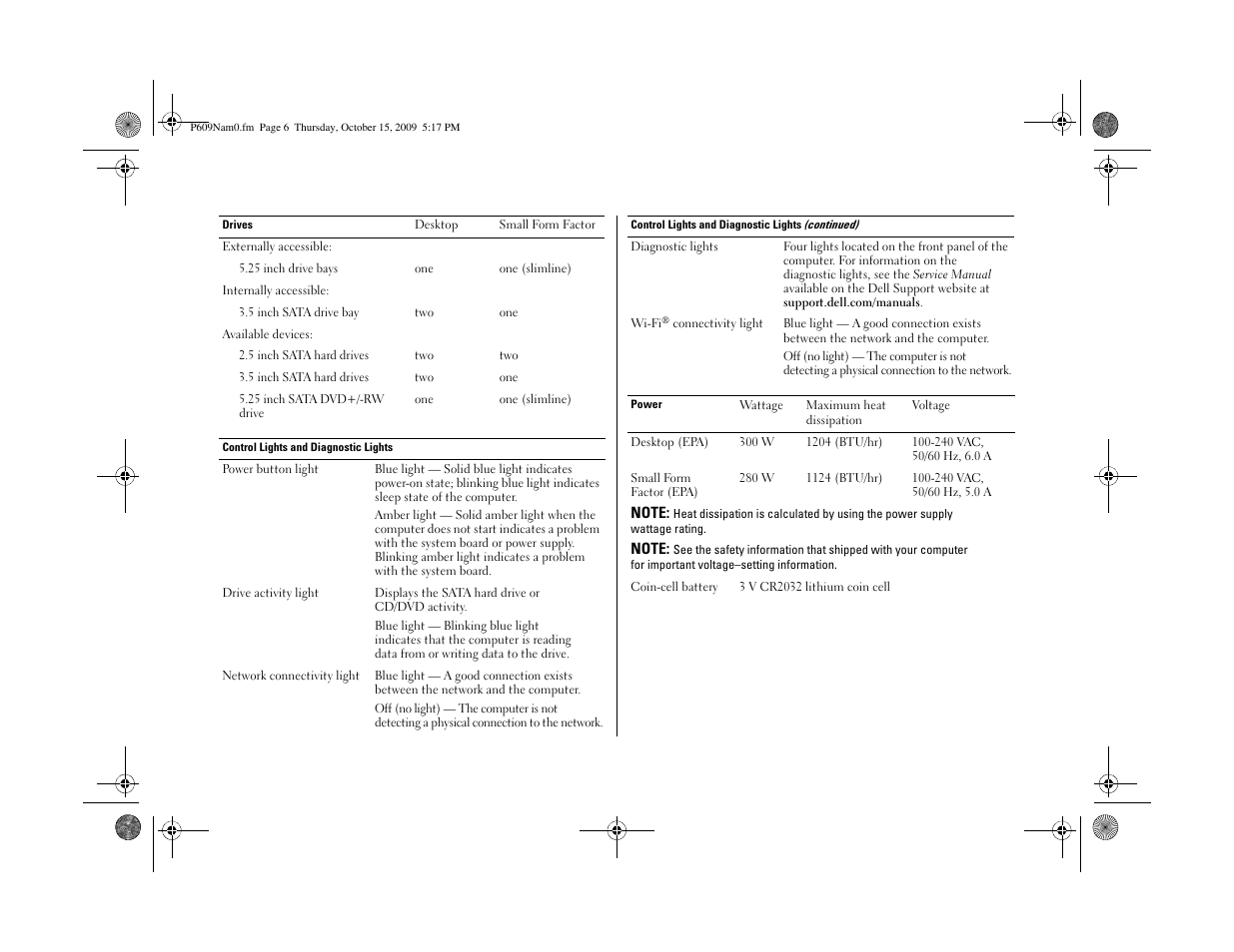 Dell OptiPlex XE (Early 2010) User Manual | Page 6 / 8