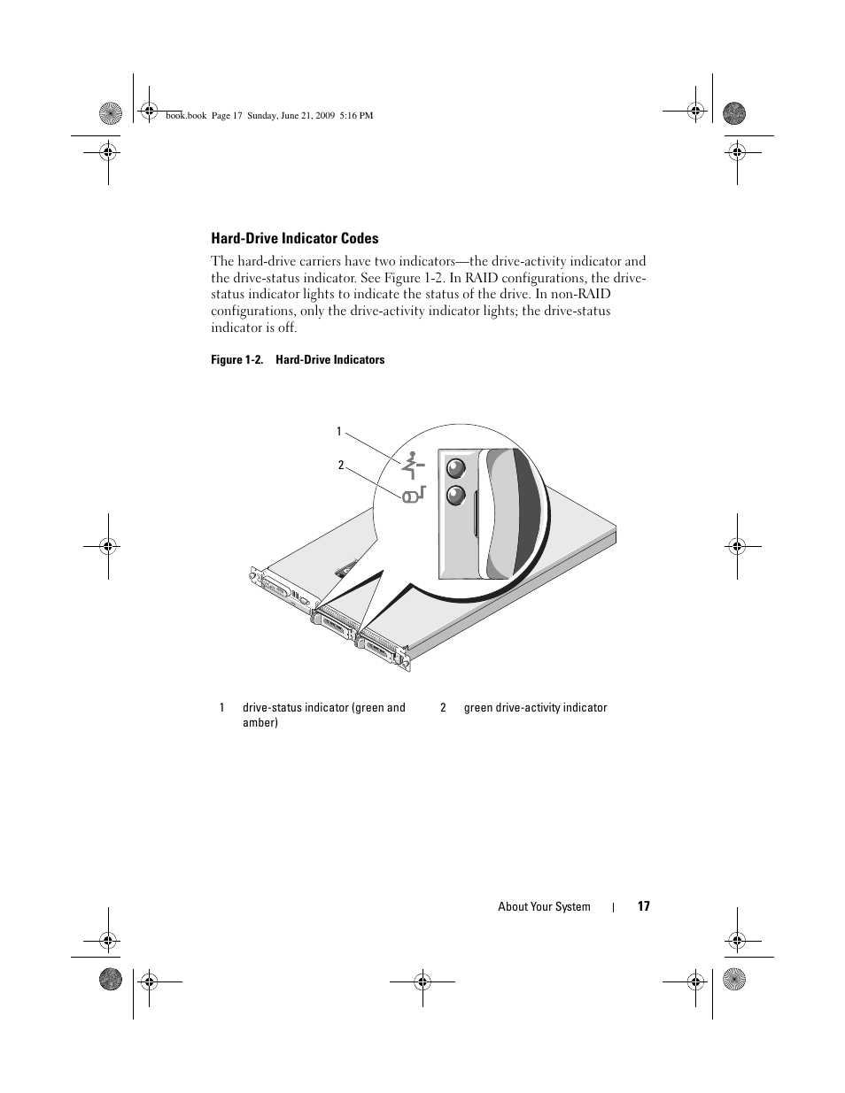 Hard-drive indicator codes | Dell POWEREDGE 300 User Manual | Page 17 / 186