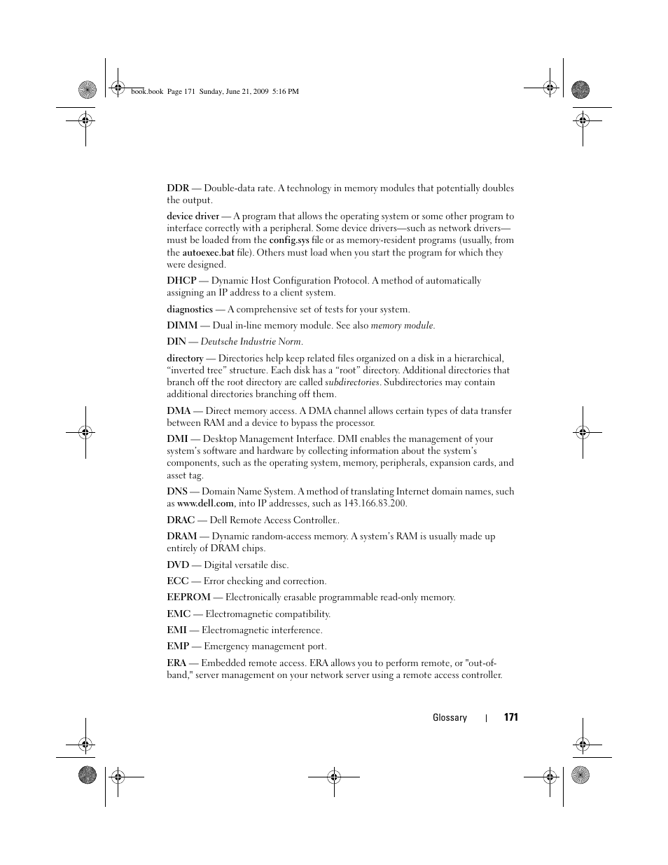 Dell POWEREDGE 300 User Manual | Page 171 / 186