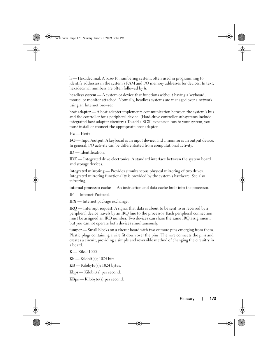 Dell POWEREDGE 300 User Manual | Page 173 / 186