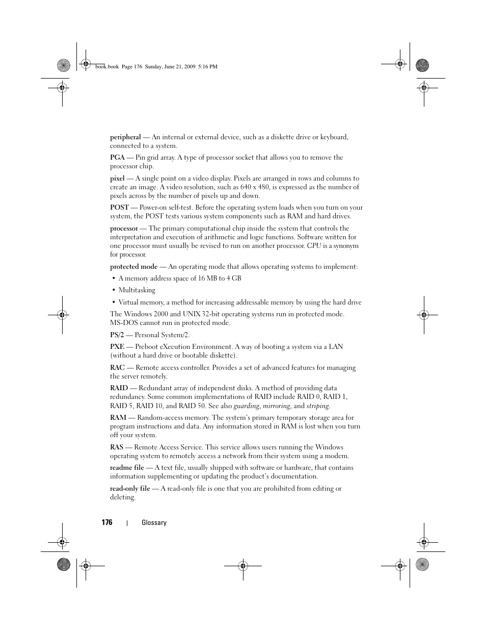 Dell POWEREDGE 300 User Manual | Page 176 / 186