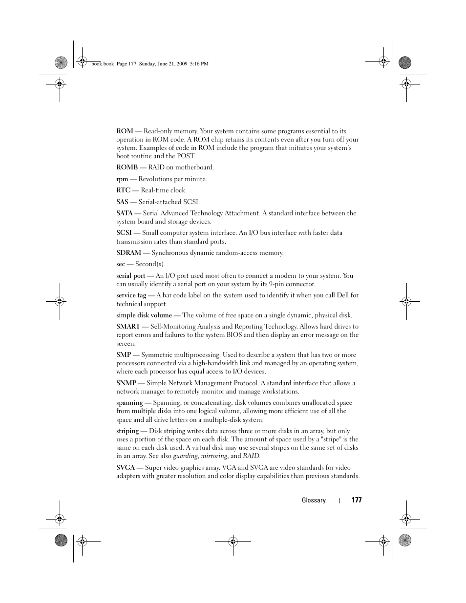 Dell POWEREDGE 300 User Manual | Page 177 / 186