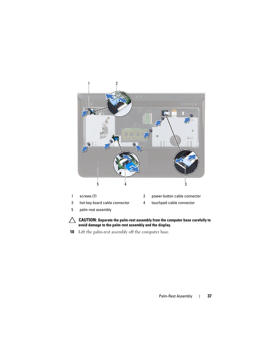 Dell Inspiron 14z (N411z, Late 2011) User Manual | Page 37 / 102