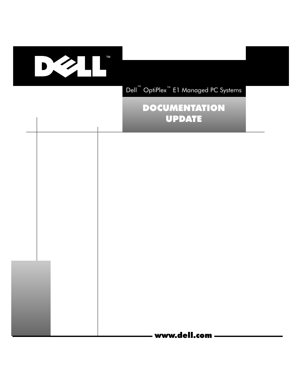 Dell OptiPlex E1 User Manual | 12 pages