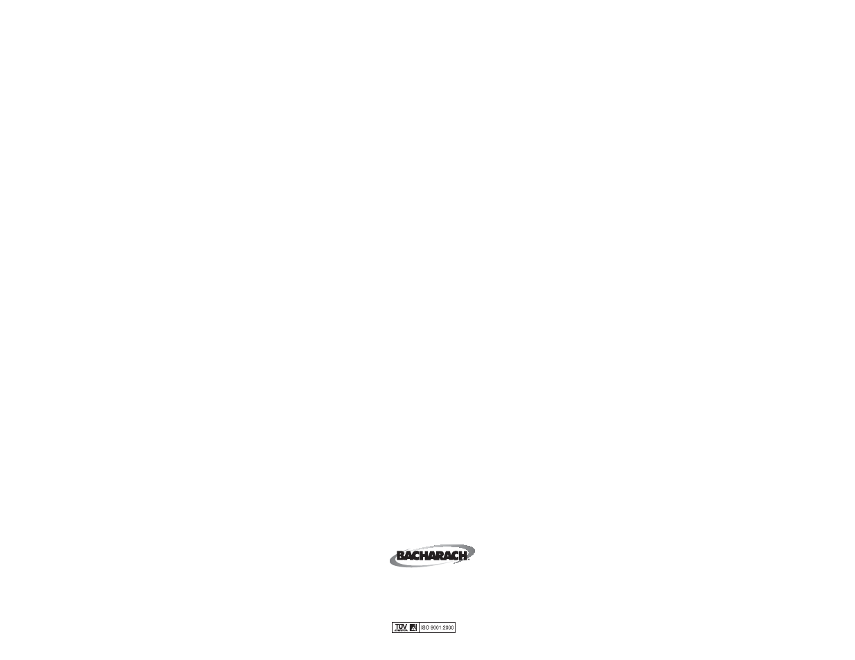 Bacharach Fyrite INSIGHT User Manual | Page 31 / 31