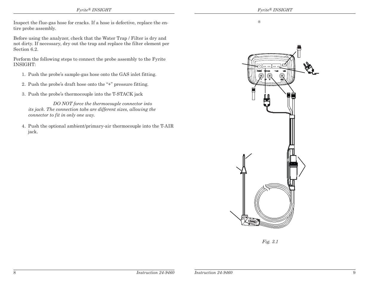 Bacharach Fyrite INSIGHT User Manual | Page 7 / 31