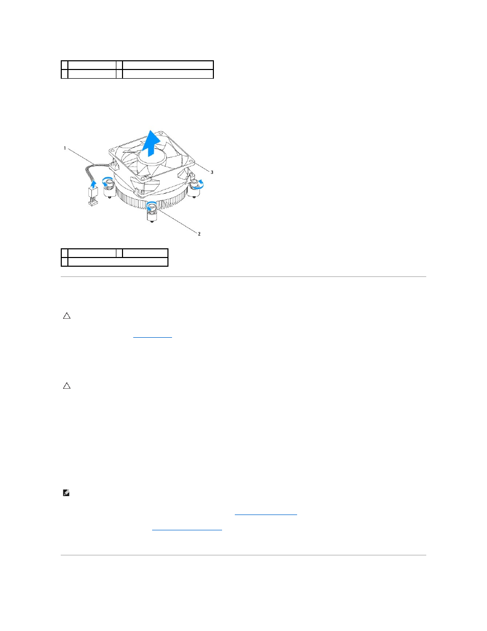 Replacing the processor fan and heat sink assembly | Dell Inspiron 580 (Late 2009) User Manual | Page 22 / 39