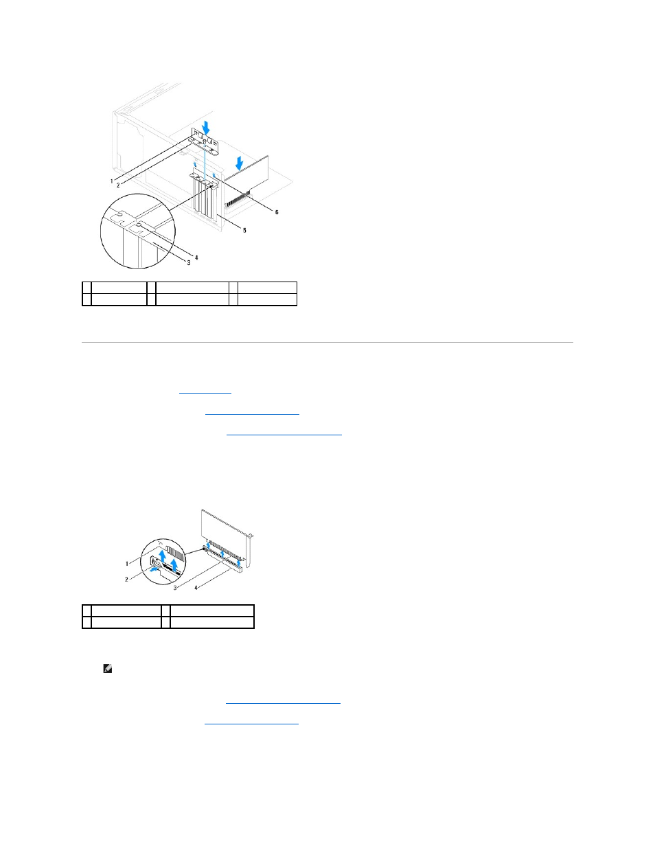 Removing pci and pci express cards | Dell Inspiron 580 (Late 2009) User Manual | Page 7 / 39