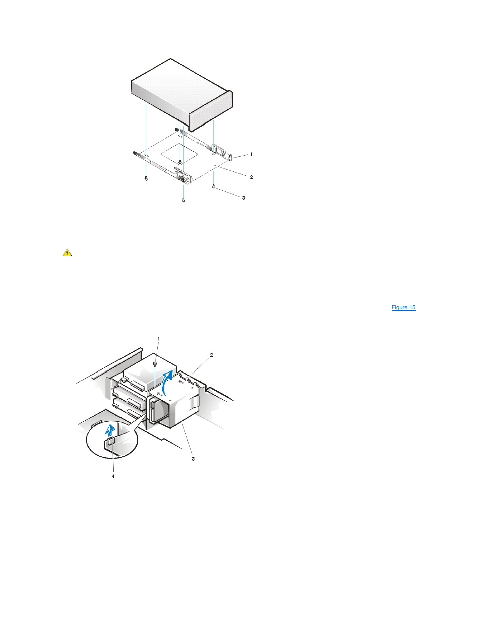 Remove the hard-disk drive bracket | Dell Precision 220 User Manual | Page 11 / 43