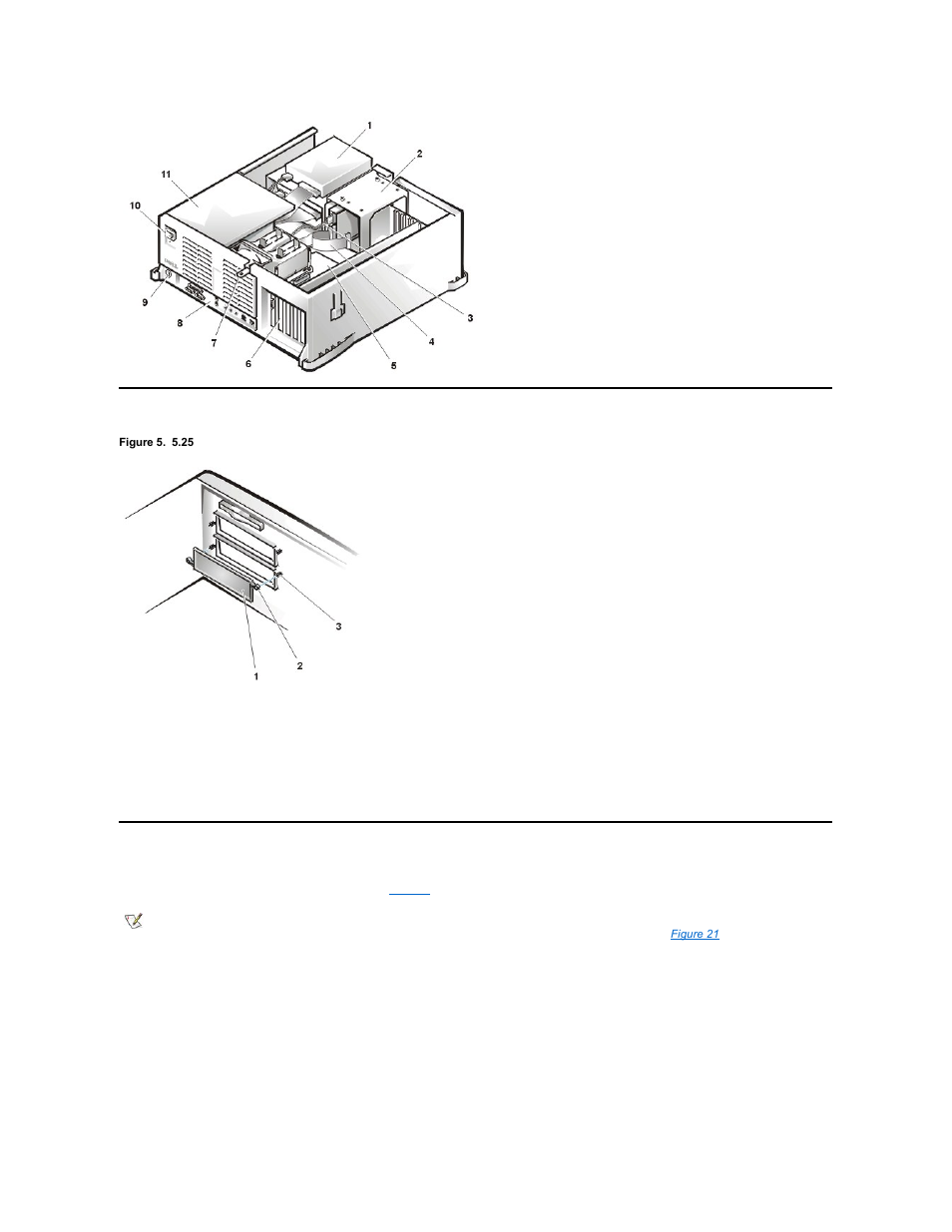 Front-panel inserts, Expansion cards | Dell Precision 220 User Manual | Page 5 / 43