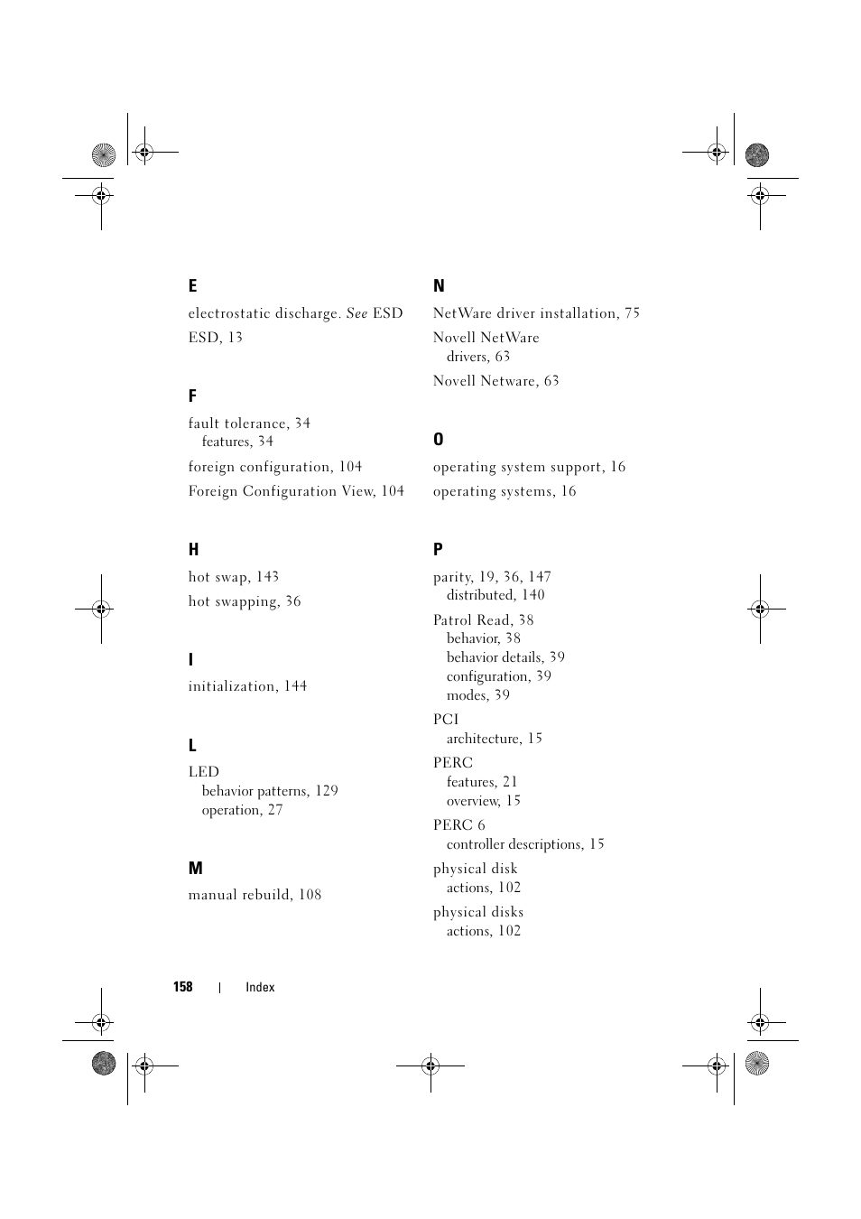 Dell PowerEdge RAID Controller 6E User Manual | Page 158 / 160