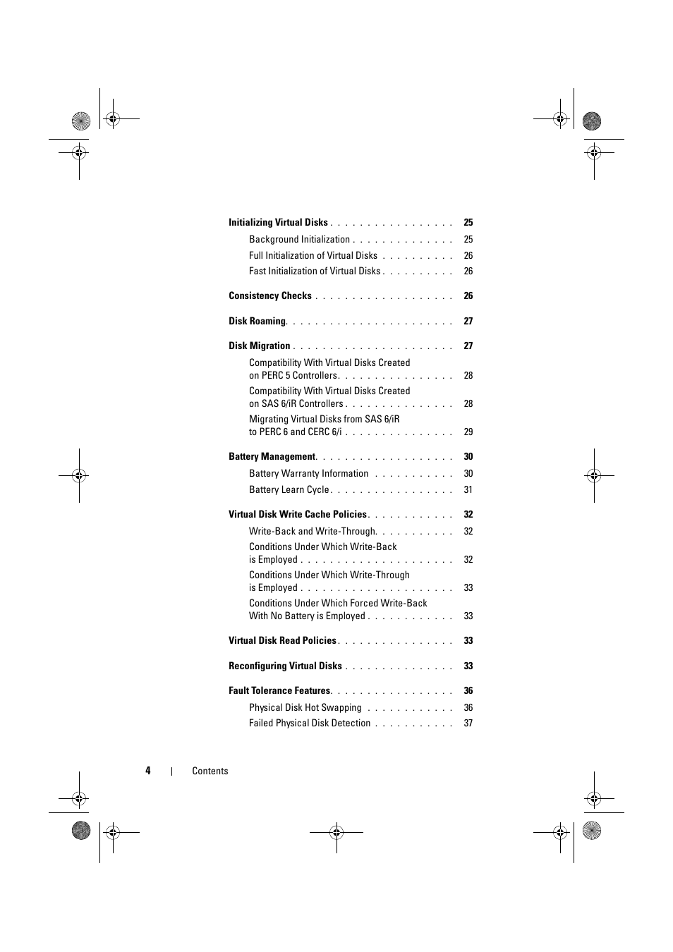 Dell PowerEdge RAID Controller 6E User Manual | Page 4 / 160