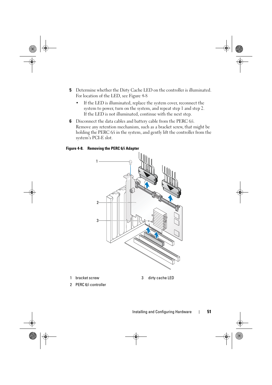 Go to step 5 | Dell PowerEdge RAID Controller 6E User Manual | Page 51 / 160