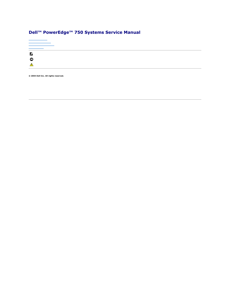 Dell PowerEdge 750 User Manual | 6 pages