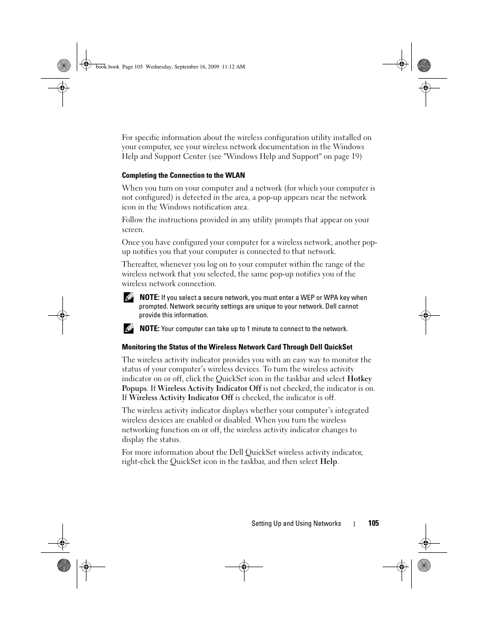 Dell Vostro 1400 (Mid 2007) User Manual | Page 105 / 248