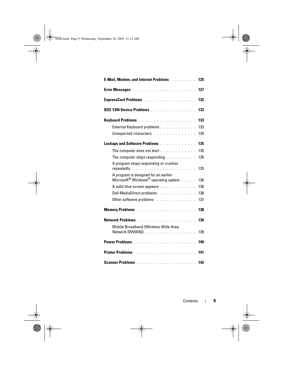 Dell Vostro 1400 (Mid 2007) User Manual | Page 9 / 248