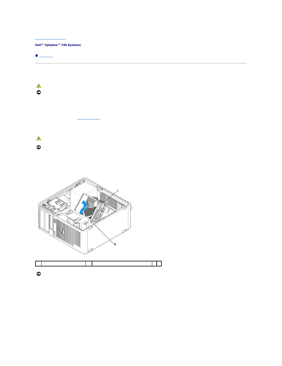 Processor, Removing the processor | Dell OptiPlex 740 User Manual | Page 104 / 217