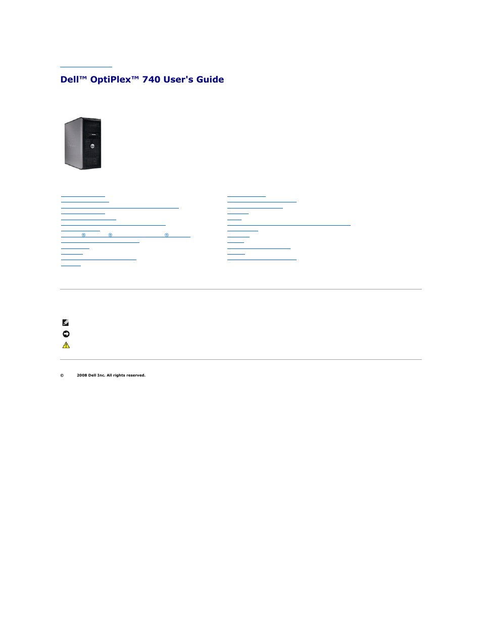 Dell™ optiplex™ 740 user's guide, Mini tower computer | Dell OptiPlex 740 User Manual | Page 121 / 217