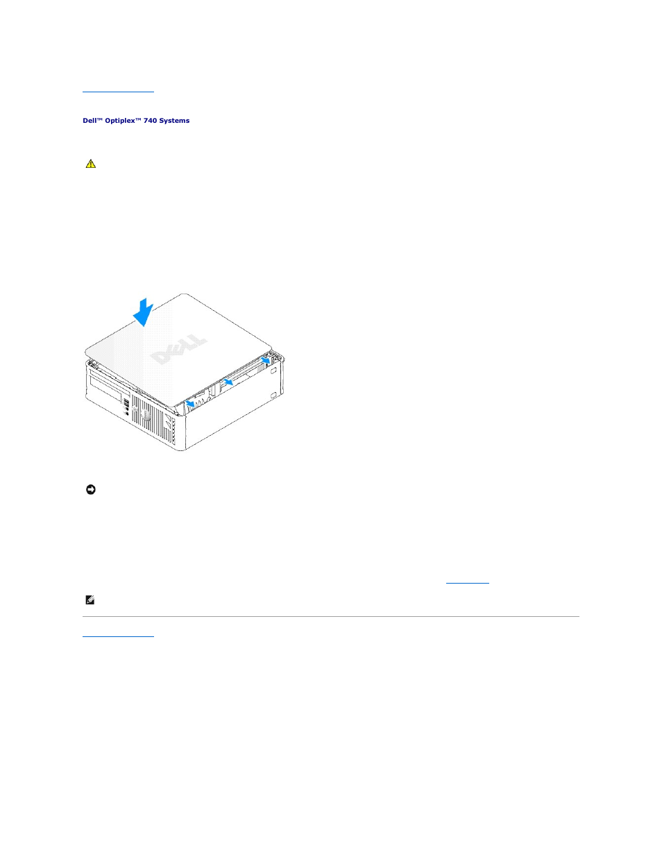 Replacing the computer cover | Dell OptiPlex 740 User Manual | Page 139 / 217