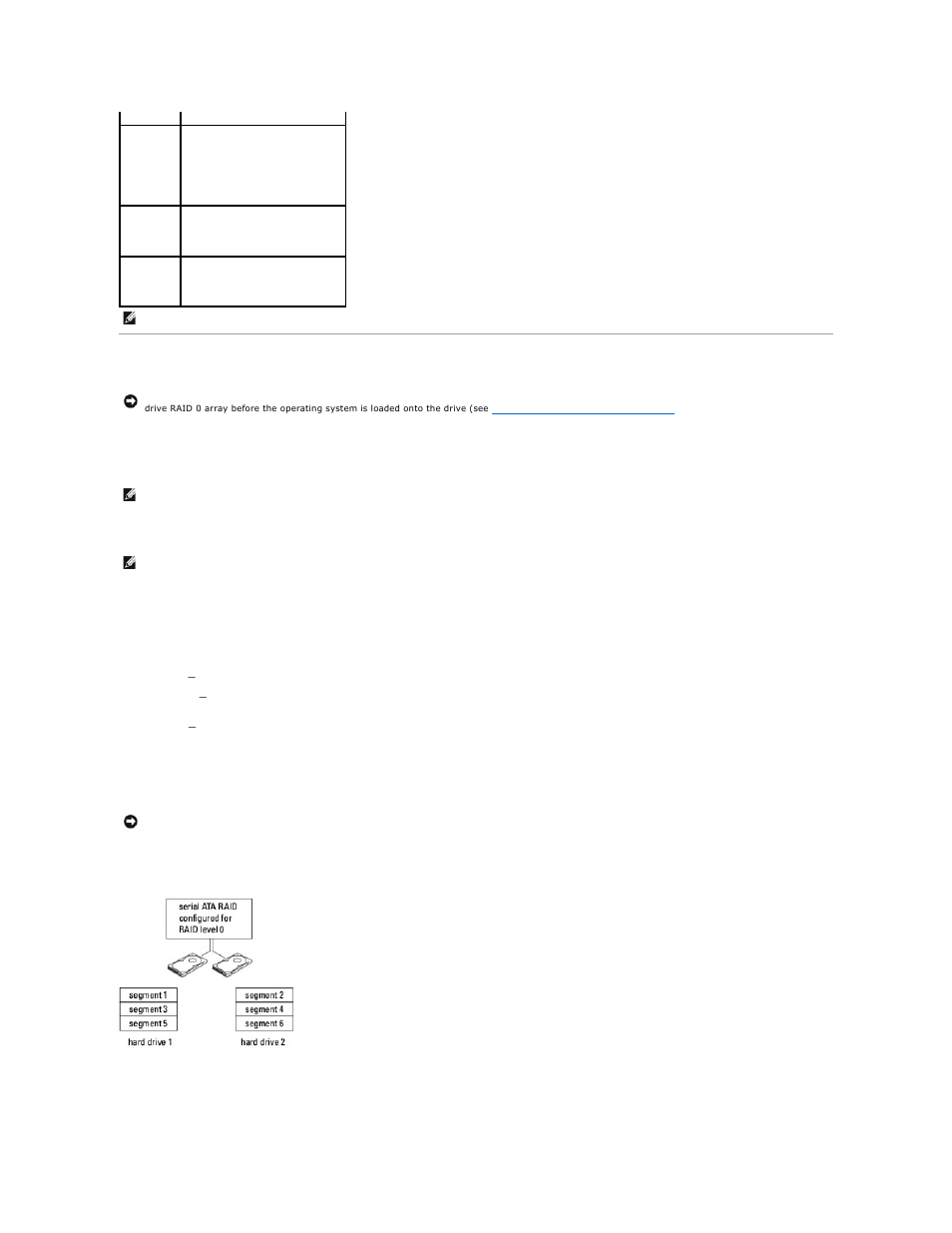 About raid configurations, Verifying that raid is working, Raid level 0 configuration | Dell OptiPlex 740 User Manual | Page 14 / 217